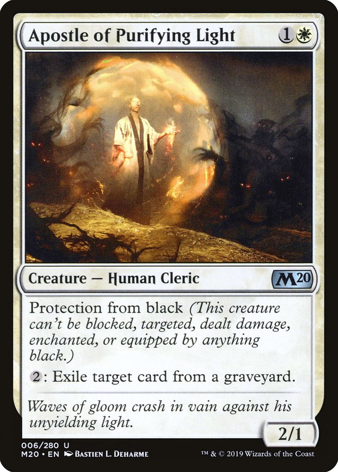 Apostle of Purifying Light [Core Set 2020] | The Gaming-Verse