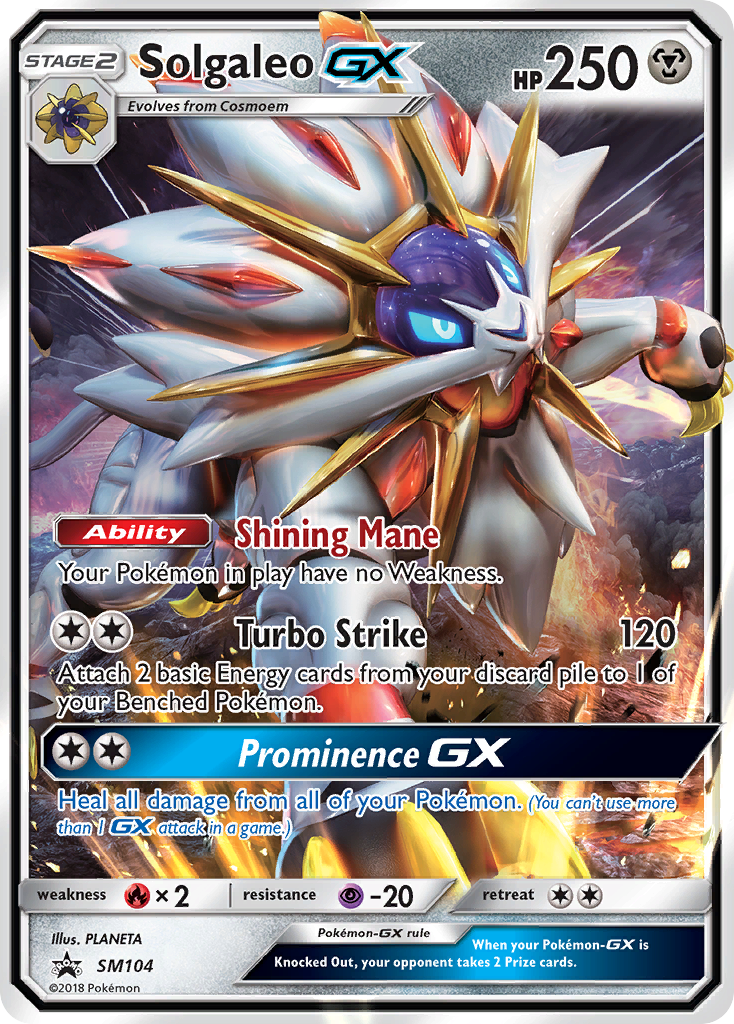 Solgaleo GX (SM104) [Sun & Moon: Black Star Promos] | The Gaming-Verse