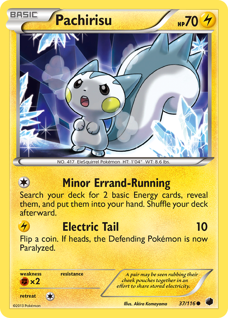 Pachirisu (37/116) [Black & White: Plasma Freeze] | The Gaming-Verse