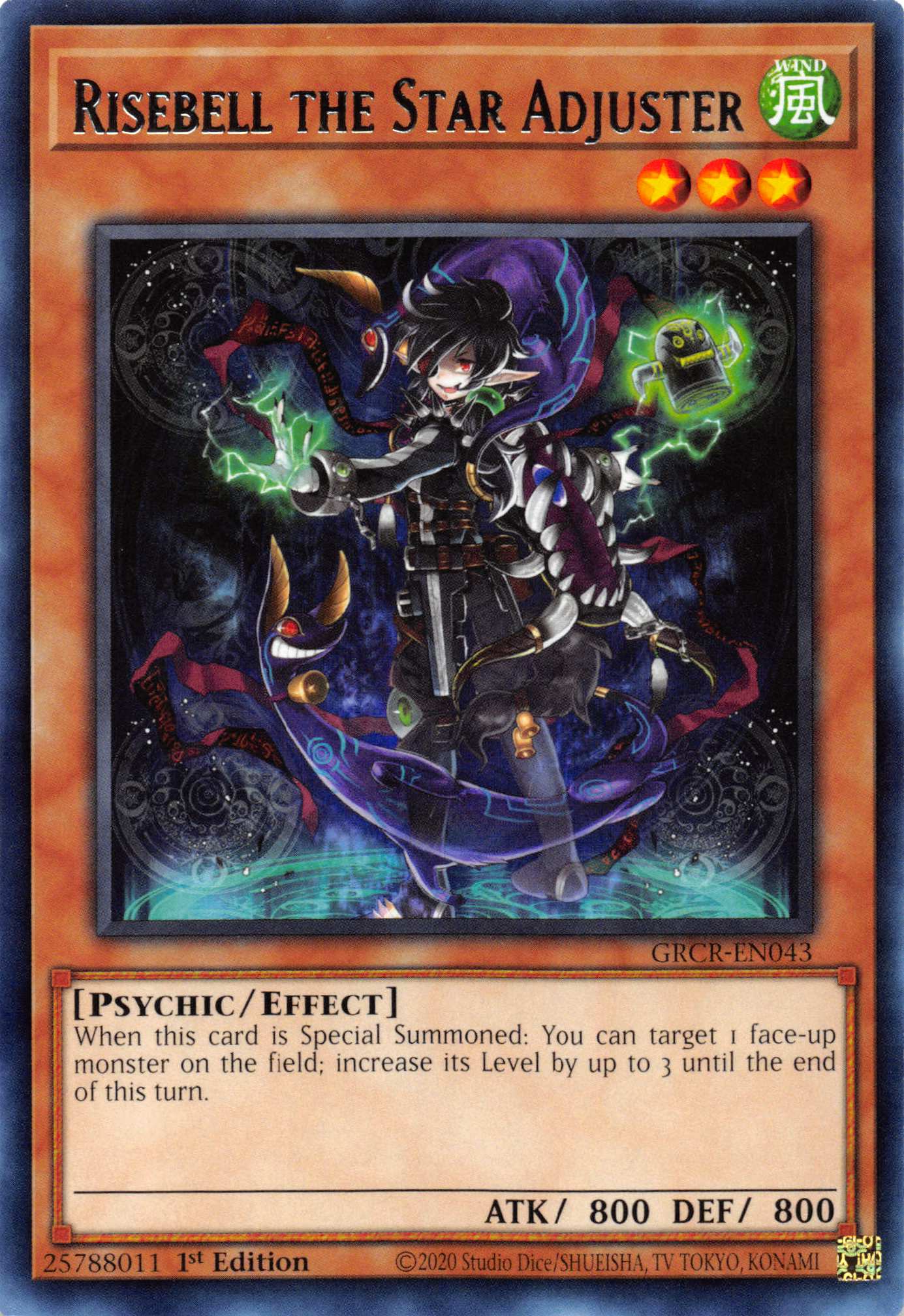 Risebell the Star Adjuster [GRCR-EN043] Rare | The Gaming-Verse