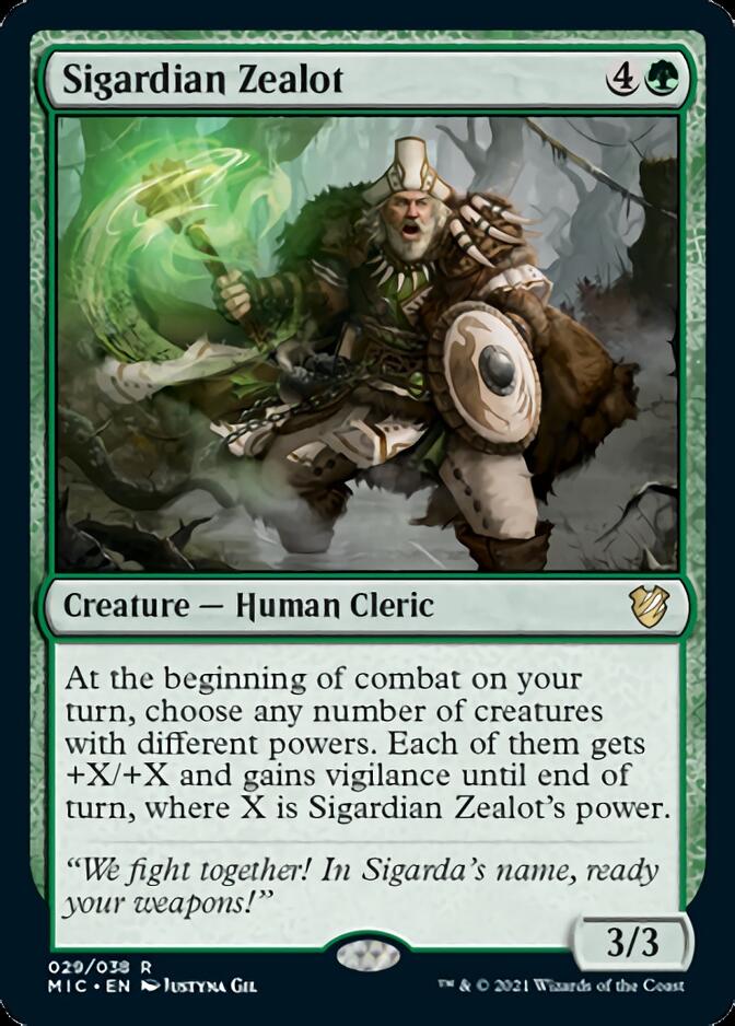 Sigardian Zealot [Innistrad: Midnight Hunt Commander] | The Gaming-Verse