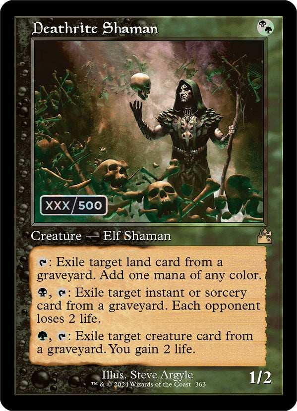 Deathrite Shaman (Retro) (Serialized) [Ravnica Remastered] | The Gaming-Verse