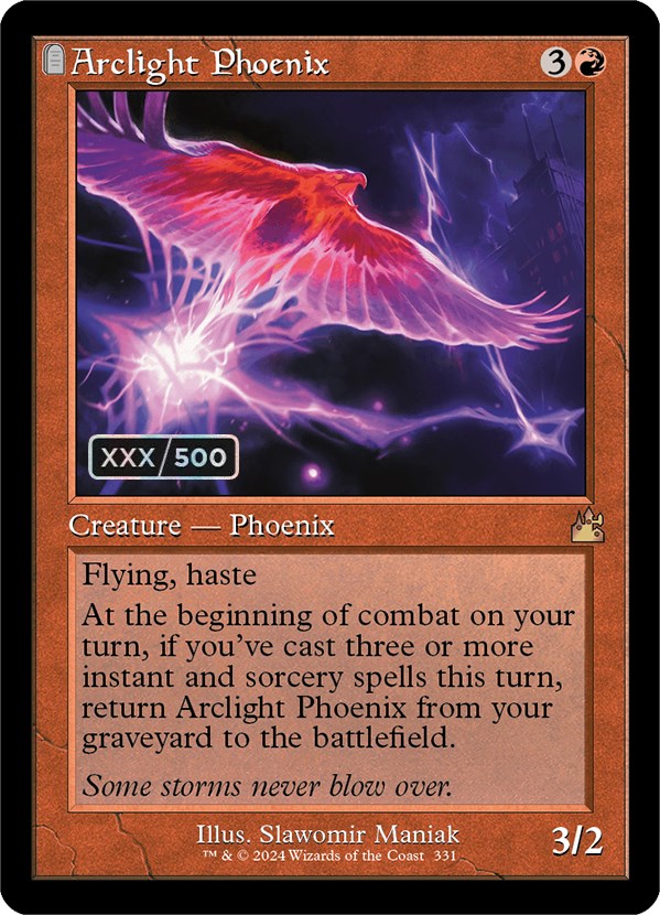 Arclight Phoenix (Retro) (Serialized) [Ravnica Remastered] | The Gaming-Verse