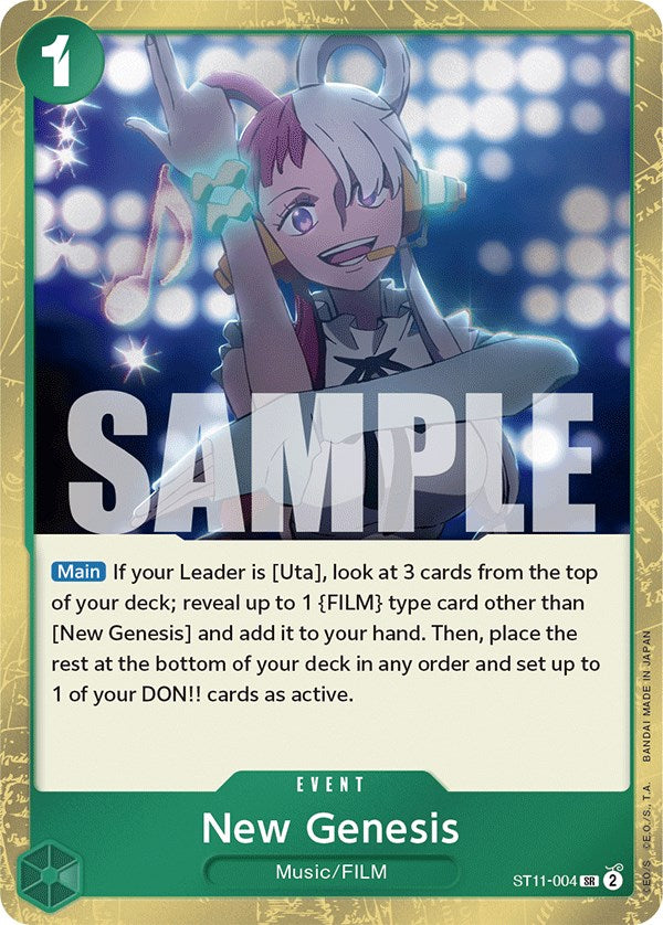 New Genesis [Starter Deck: Uta] | The Gaming-Verse