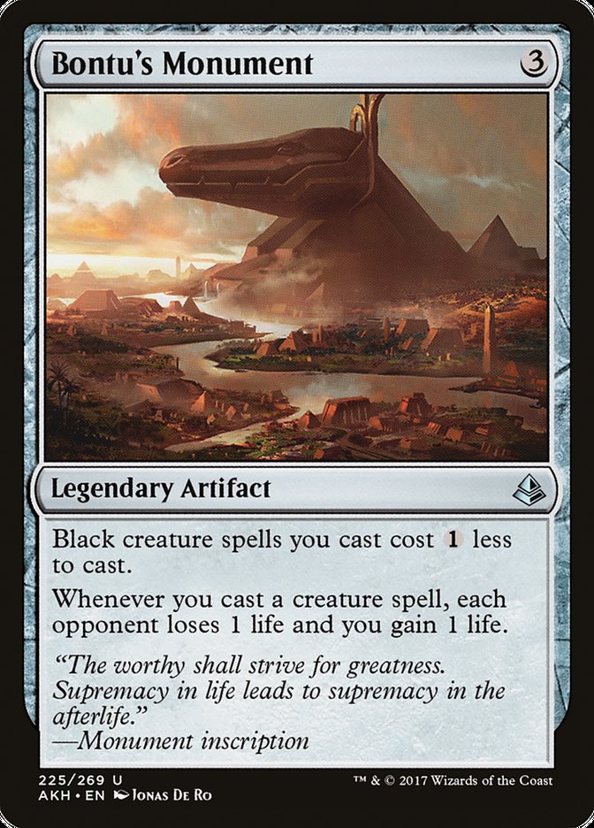 Bontu's Monument [Amonkhet] | The Gaming-Verse