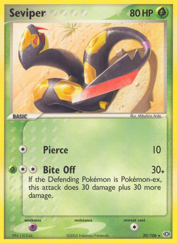 Seviper (20/106) [EX: Emerald] | The Gaming-Verse