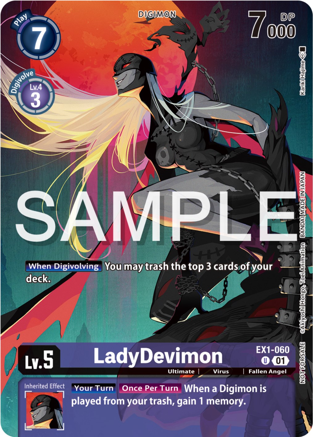 LadyDevimon [EX1-060] (Digimon Illustration Competition Pack 2023) [Classic Collection Promos] | The Gaming-Verse