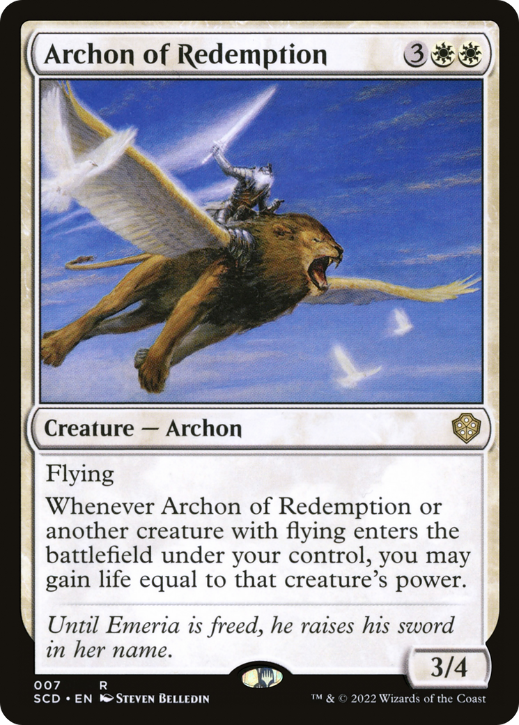 Archon of Redemption [Starter Commander Decks] | The Gaming-Verse