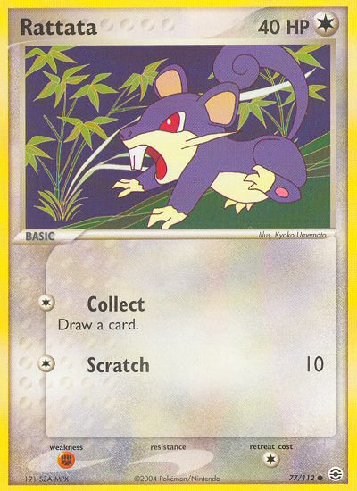 Rattata (77/112) [EX: FireRed & LeafGreen] | The Gaming-Verse