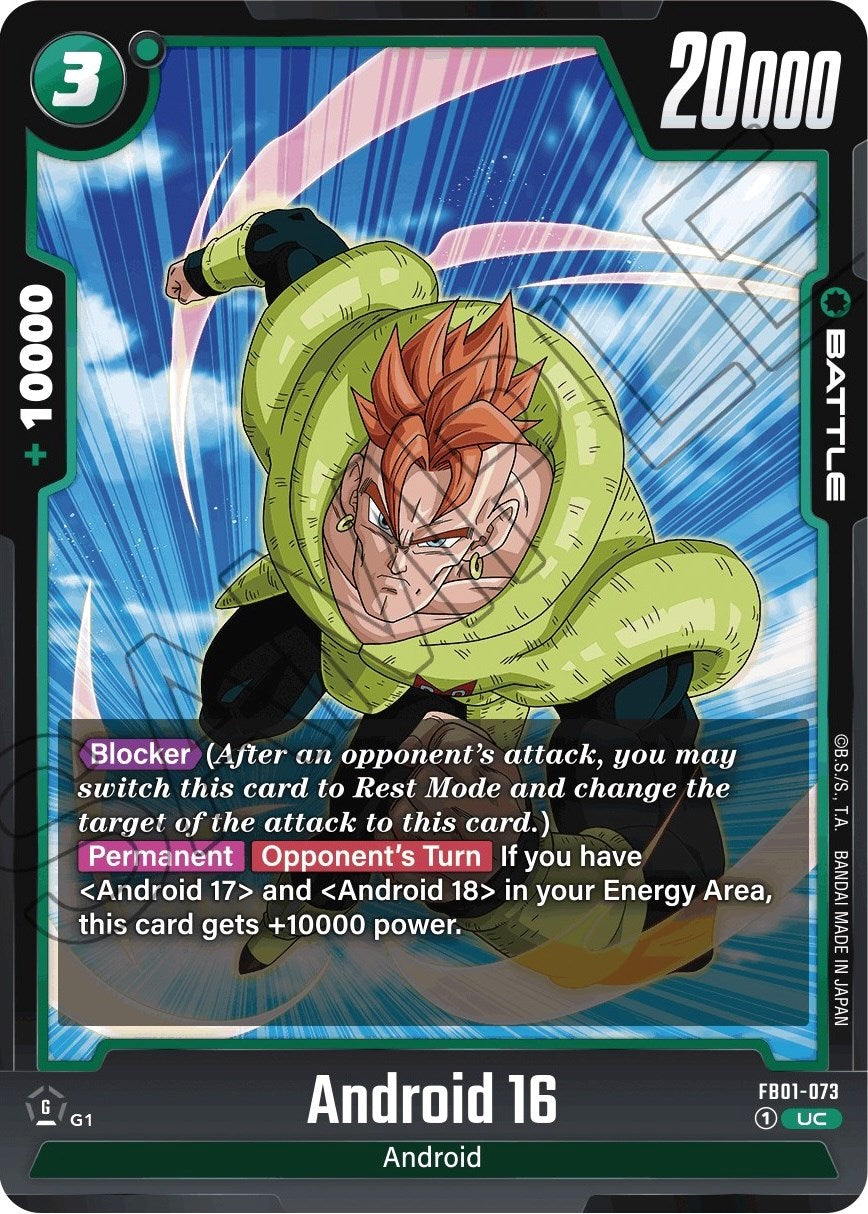 Android 16 (FB01-073) [Awakened Pulse] | The Gaming-Verse