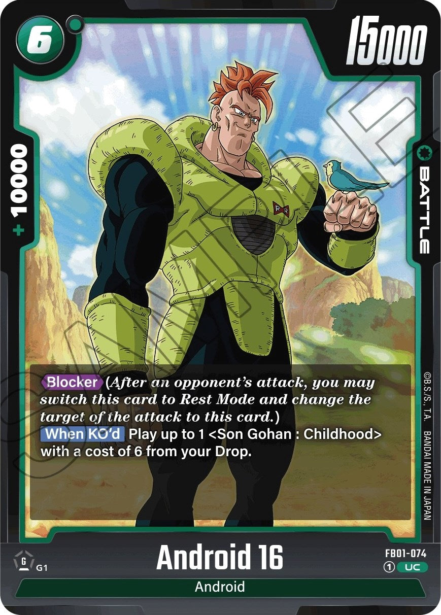 Android 16 (FB01-074) [Awakened Pulse] | The Gaming-Verse