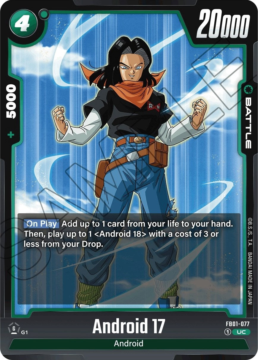 Android 17 (FB01-077) [Awakened Pulse] | The Gaming-Verse
