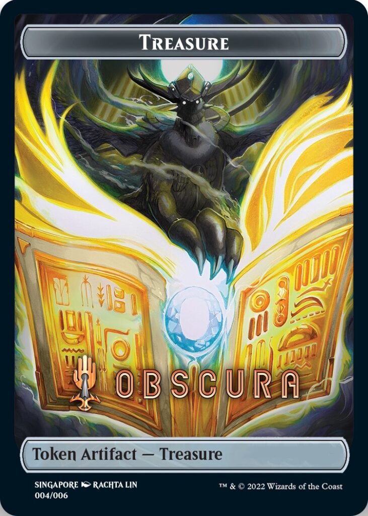 Treasure Token (Obscura) (Southeast Asia Artists) [Streets of New Capenna Tokens] | The Gaming-Verse