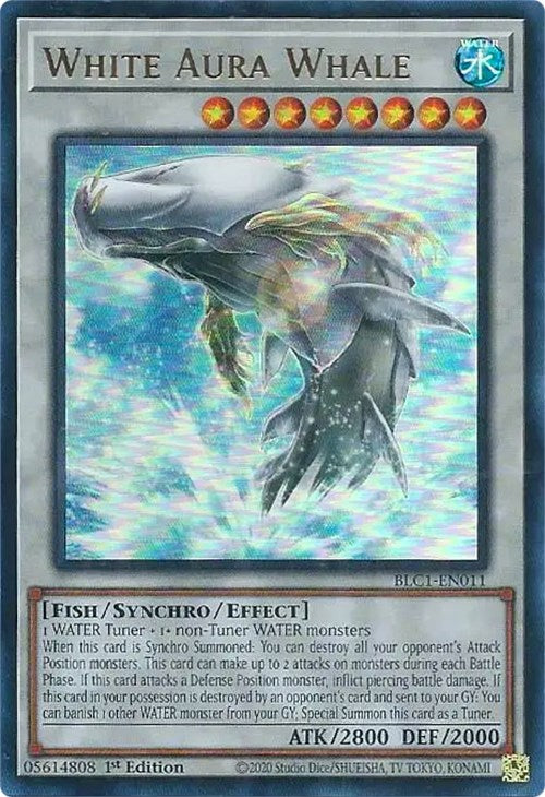 White Aura Whale [BLC1-EN011] Ultra Rare | The Gaming-Verse