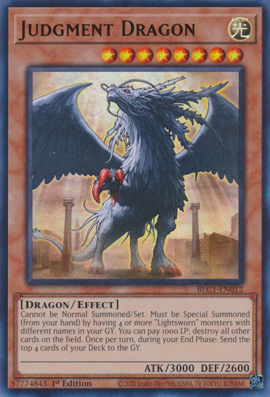 Judgment Dragon [BLC1-EN012] Ultra Rare | The Gaming-Verse