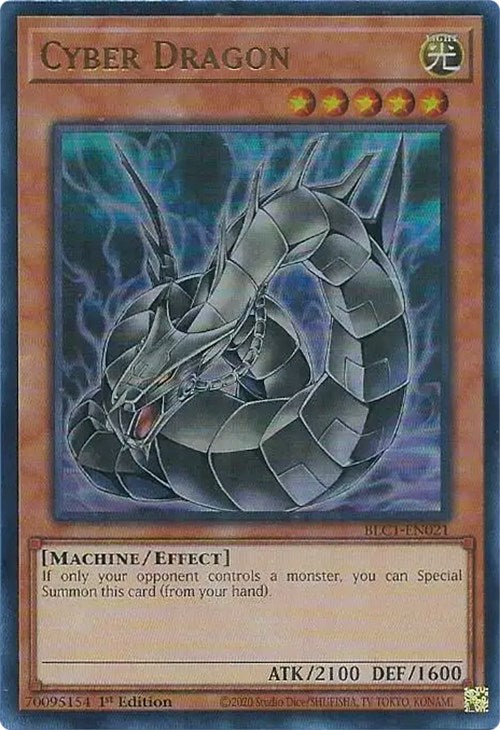 Cyber Dragon (Alternate Art) [BLC1-EN021] Ultra Rare | The Gaming-Verse