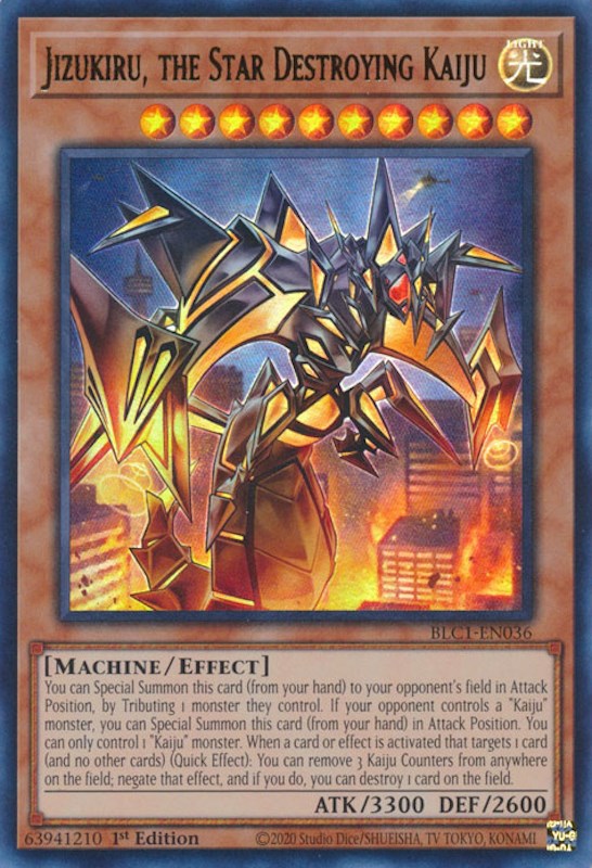 Jizukiru, the Star Destroying Kaiju [BLC1-EN036] Ultra Rare | The Gaming-Verse