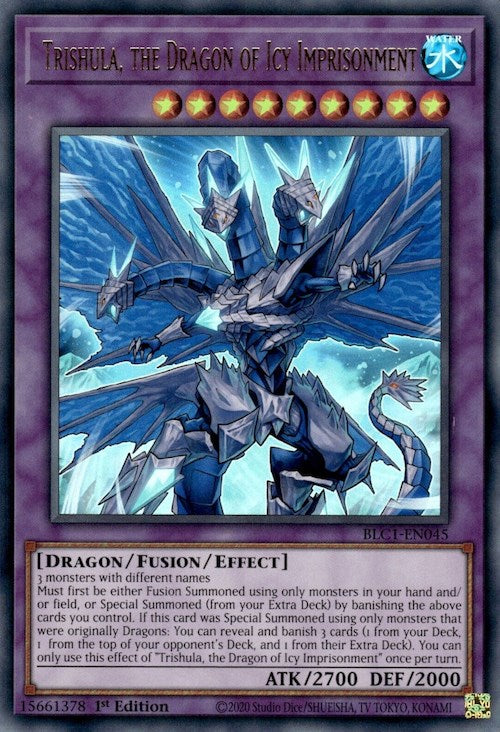 Trishula, the Dragon of Icy Imprisonment [BLC1-EN045] Ultra Rare | The Gaming-Verse