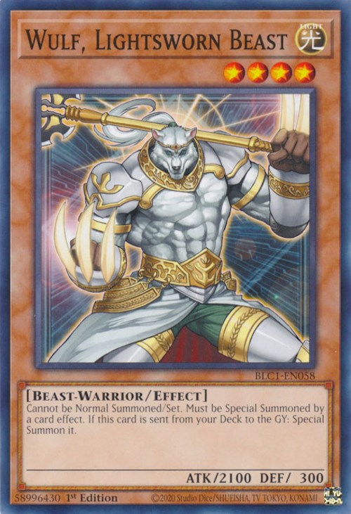 Wulf, Lightsworn Beast [BLC1-EN058] Common | The Gaming-Verse