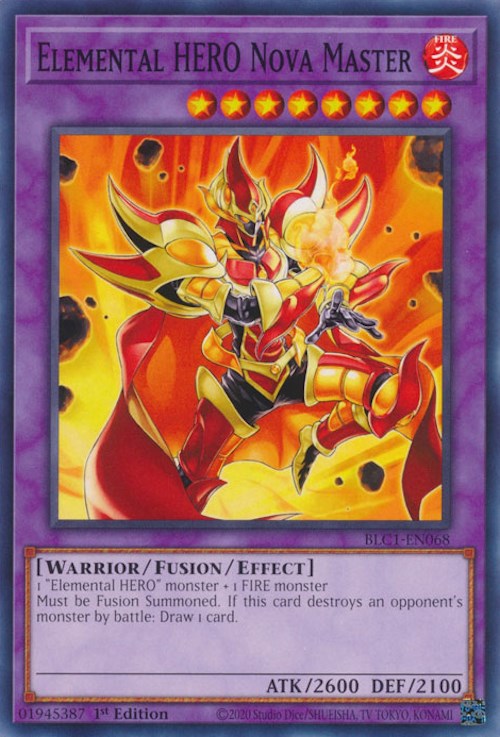 Elemental HERO Nova Master [BLC1-EN068] Common | The Gaming-Verse