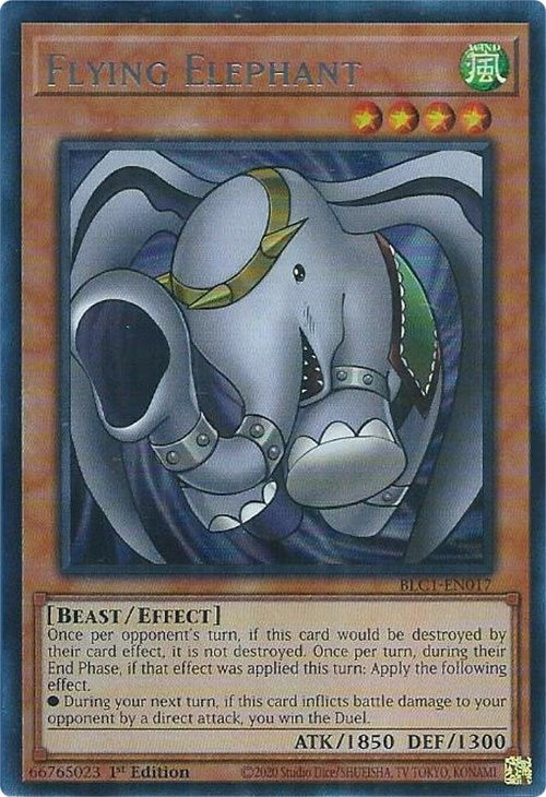 Flying Elephant (Silver) [BLC1-EN017] Ultra Rare | The Gaming-Verse