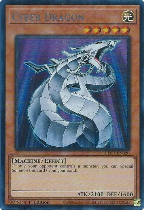 Cyber Dragon (Silver) [BLC1-EN020] Ultra Rare | The Gaming-Verse