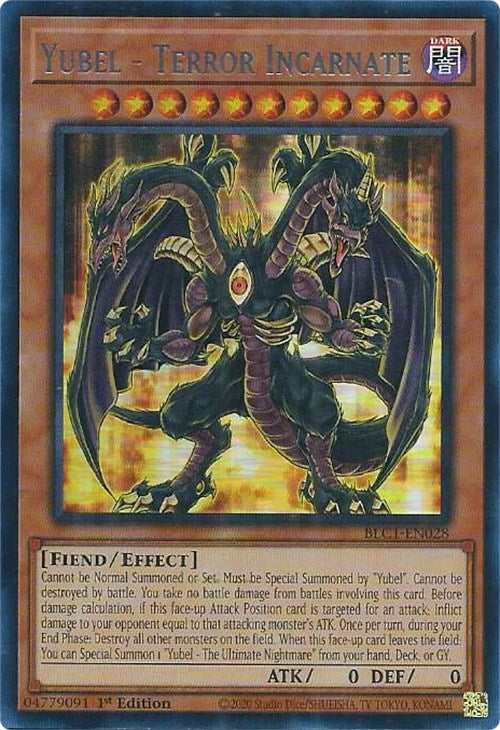 Yubel - Terror Incarnate (Silver) [BLC1-EN028] Ultra Rare | The Gaming-Verse