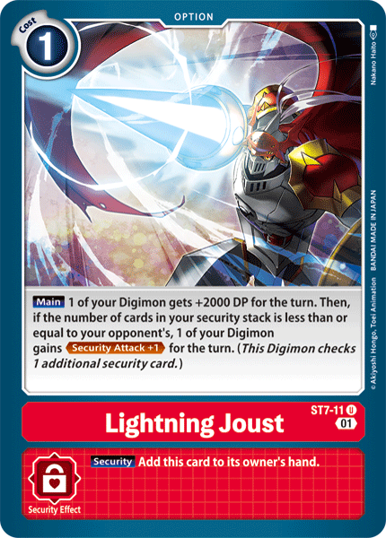 Lightning Joust [ST7-11] [Starter Deck: Gallantmon] | The Gaming-Verse