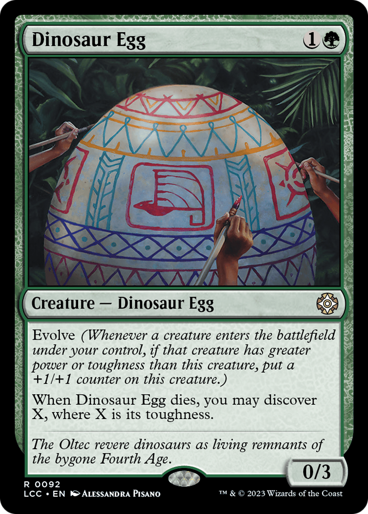 Dinosaur Egg [The Lost Caverns of Ixalan Commander] | The Gaming-Verse