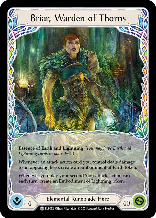 Briar, Warden of Thorns // Briar [ELE062 // ELE063] (Tales of Aria Unlimited) | The Gaming-Verse