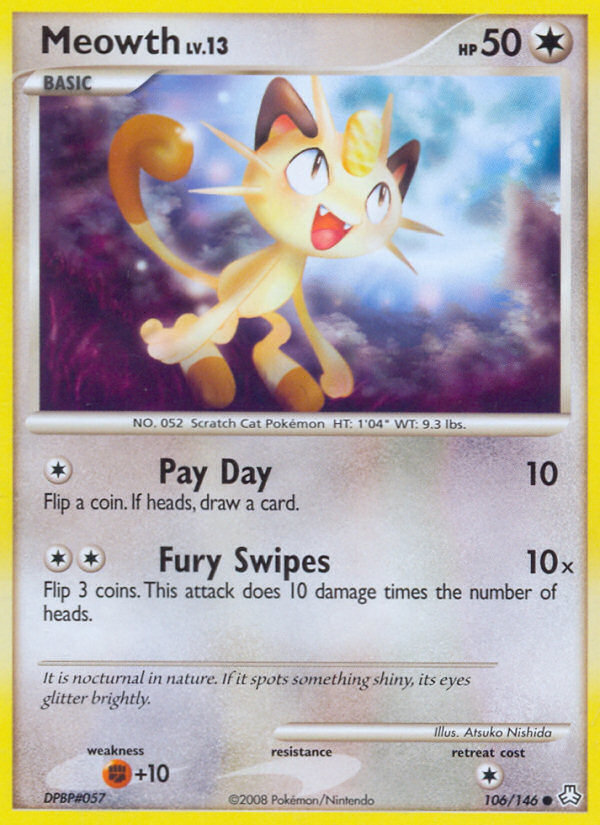 Meowth (106/146) [Diamond & Pearl: Legends Awakened] | The Gaming-Verse