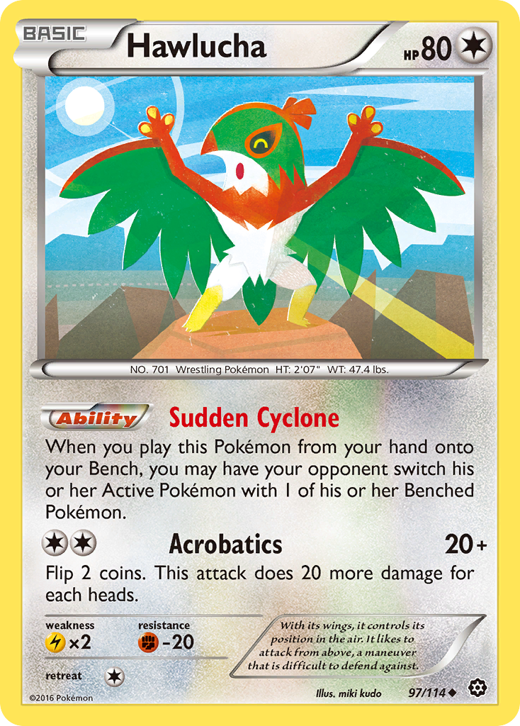 Hawlucha (97/114) [XY: Steam Siege] | The Gaming-Verse