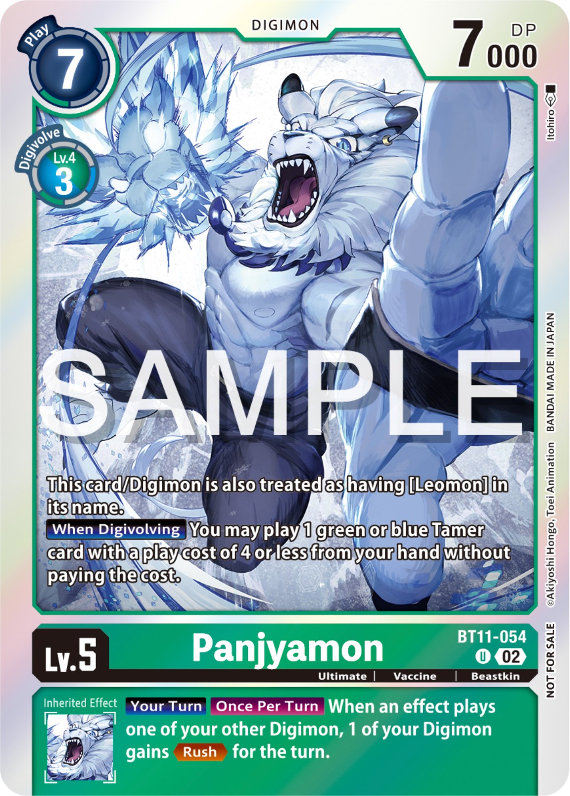 Panjyamon [BT11-054] (Event Pack 6) [Dimensional Phase Promos] | The Gaming-Verse