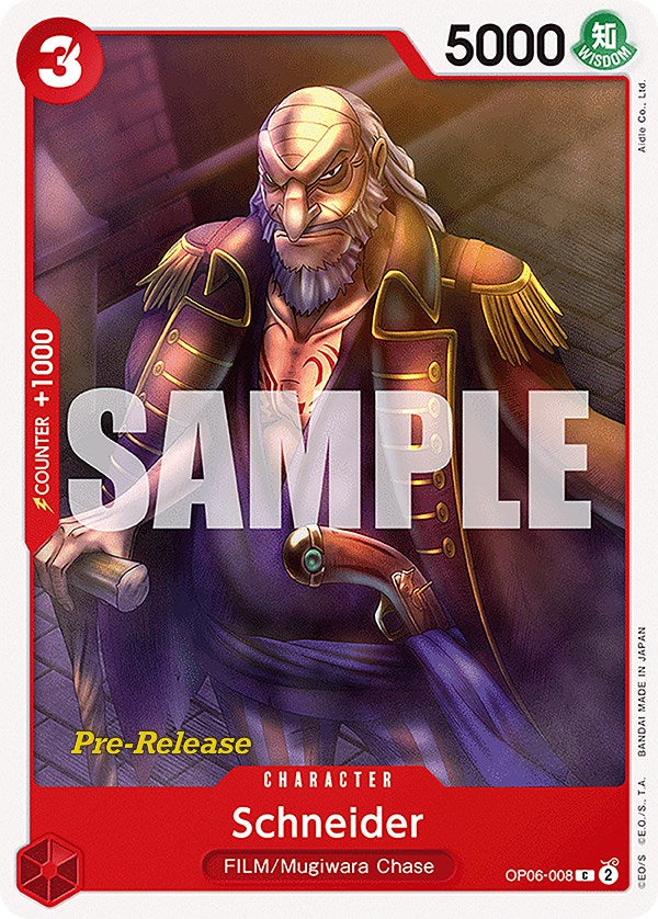 Schneider [Wings of the Captain Pre-Release Cards] | The Gaming-Verse