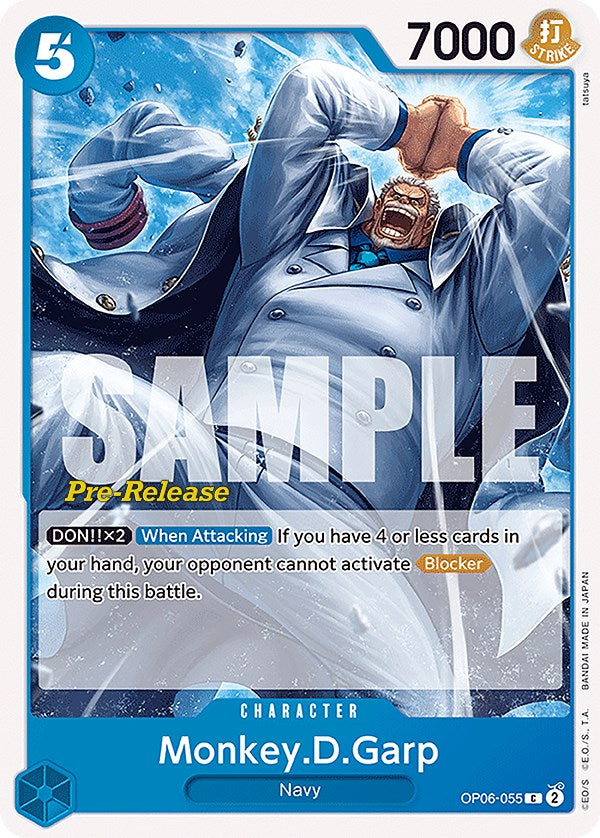 Monkey.D.Garp [Wings of the Captain Pre-Release Cards] | The Gaming-Verse