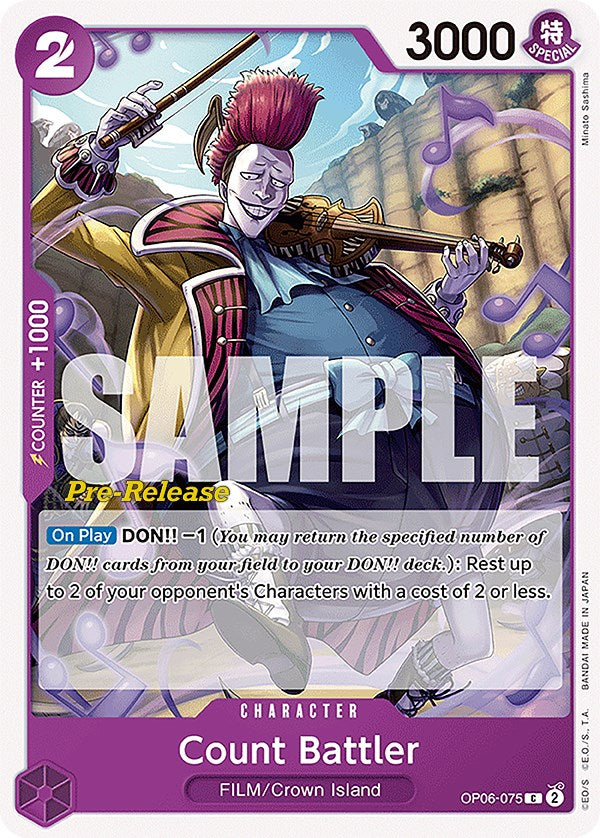 Count Battler [Wings of the Captain Pre-Release Cards] | The Gaming-Verse