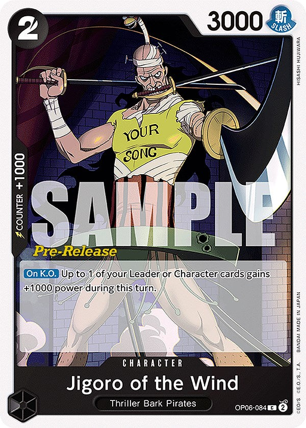 Jigoro of the Wind [Wings of the Captain Pre-Release Cards] | The Gaming-Verse