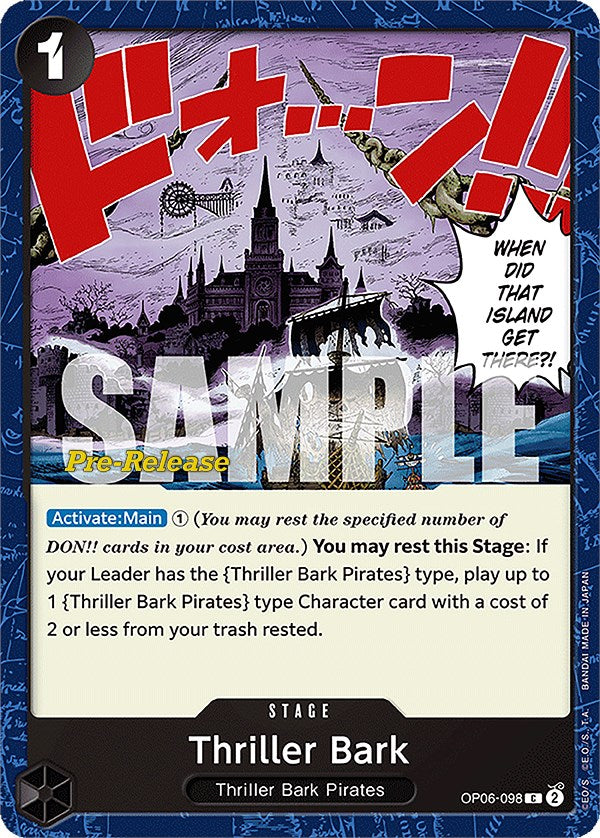 Thriller Bark [Wings of the Captain Pre-Release Cards] | The Gaming-Verse