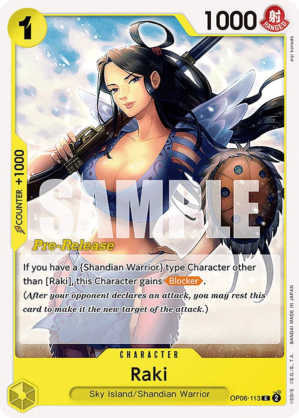 Raki [Wings of the Captain Pre-Release Cards] | The Gaming-Verse