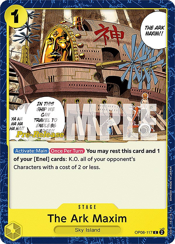 The Ark Maxim [Wings of the Captain Pre-Release Cards] | The Gaming-Verse