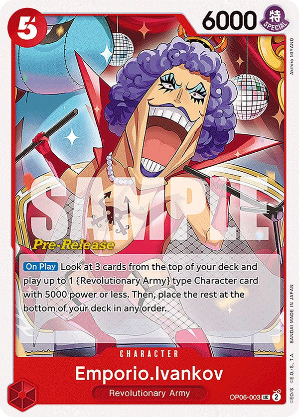 Emporio.Ivankov [Wings of the Captain Pre-Release Cards] | The Gaming-Verse