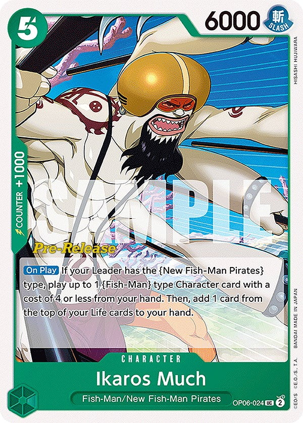 Ikaros Much [Wings of the Captain Pre-Release Cards] | The Gaming-Verse