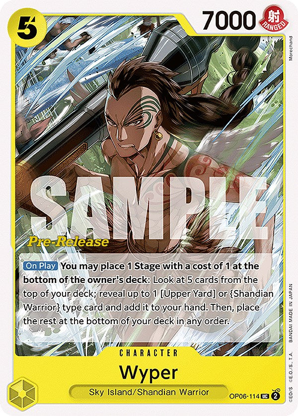 Wyper [Wings of the Captain Pre-Release Cards] | The Gaming-Verse