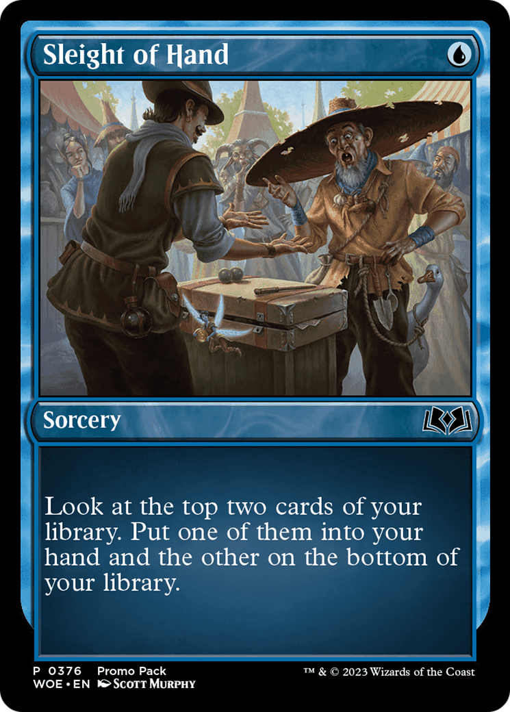 Sleight of Hand (Promo Pack) [Wilds of Eldraine Promos] | The Gaming-Verse