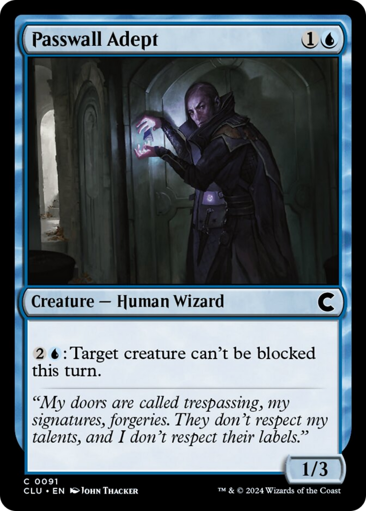 Passwall Adept [Ravnica: Clue Edition] | The Gaming-Verse