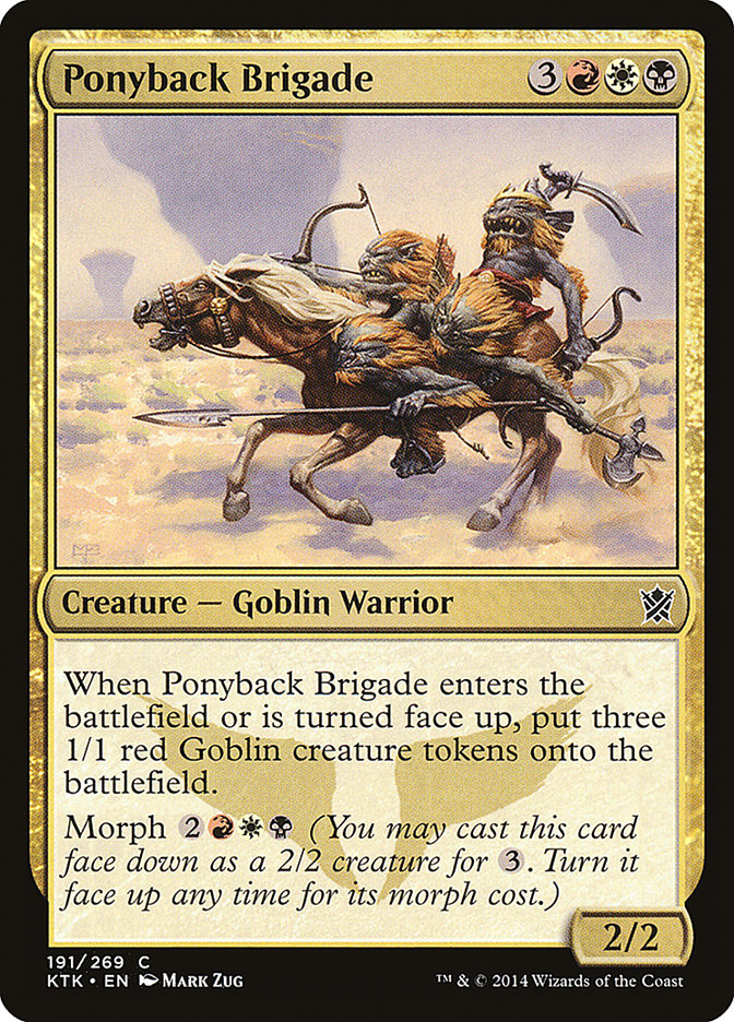 Ponyback Brigade [Khans of Tarkir] | The Gaming-Verse