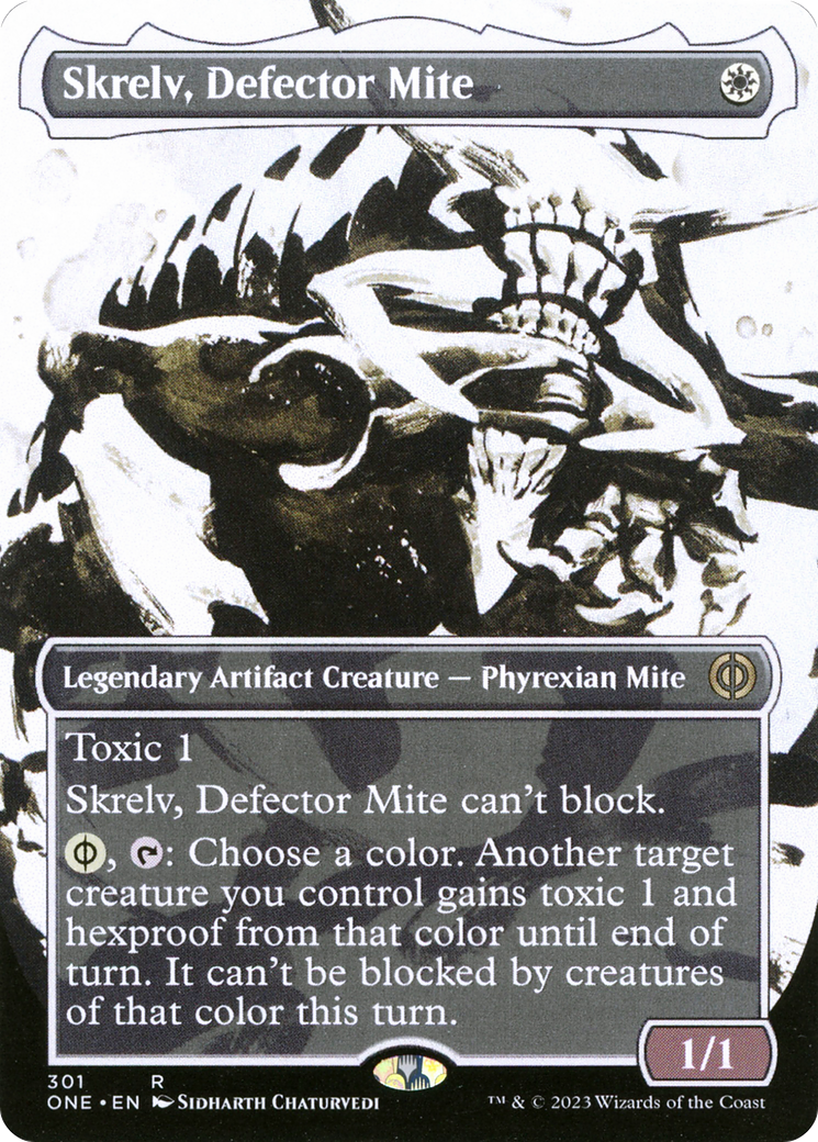 Skrelv, Defector Mite (Borderless Ichor) [Phyrexia: All Will Be One] | The Gaming-Verse