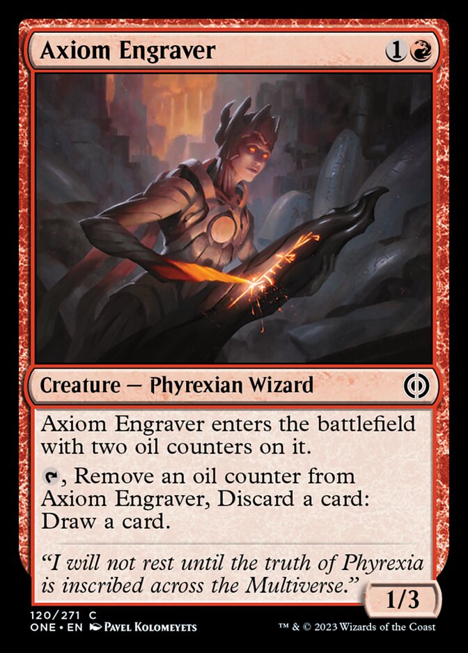 Axiom Engraver [Phyrexia: All Will Be One] | The Gaming-Verse