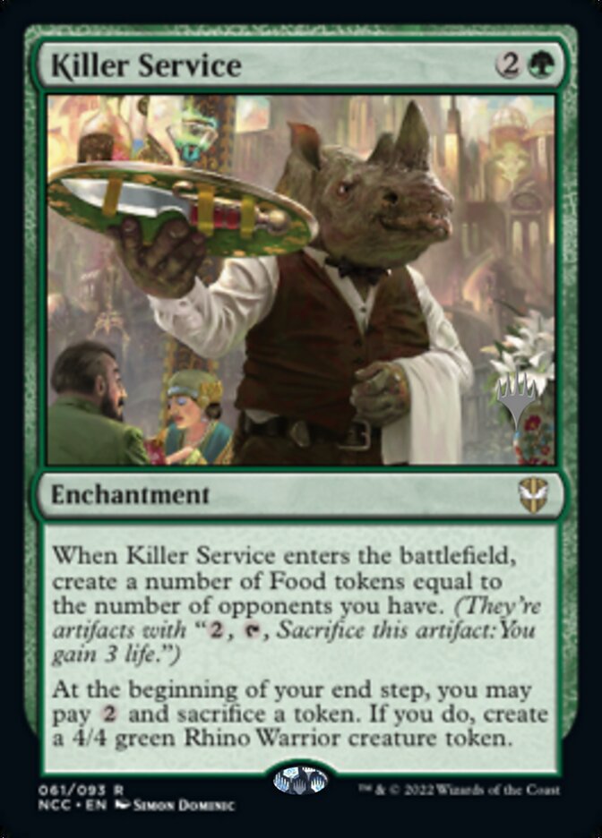 Killer Service (Promo Pack) [Streets of New Capenna Commander Promos] | The Gaming-Verse