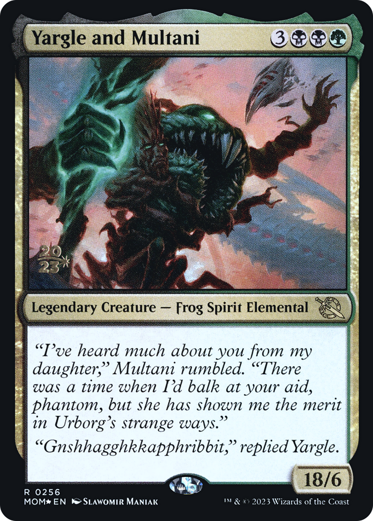 Yargle and Multani [March of the Machine Prerelease Promos] | The Gaming-Verse